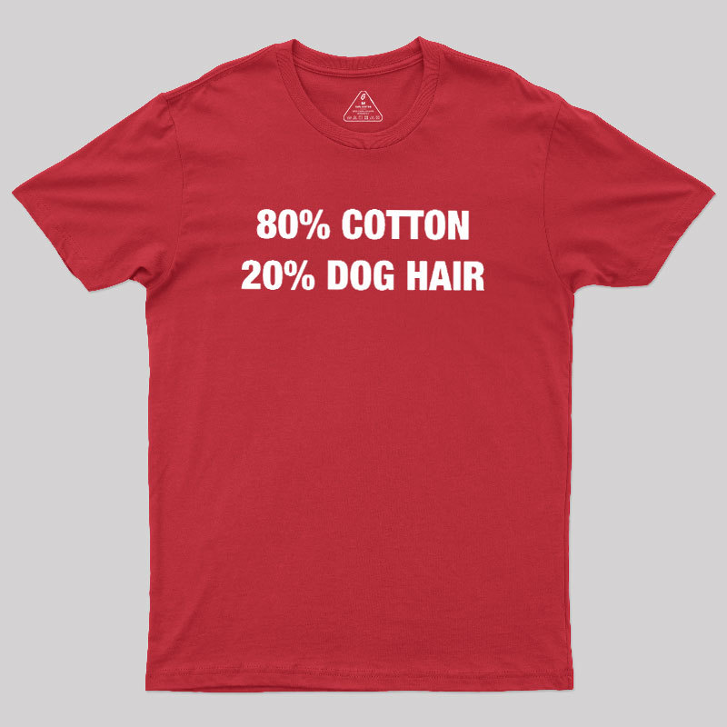 80 Cotton 20 Dog Hair Geek T-Shirt