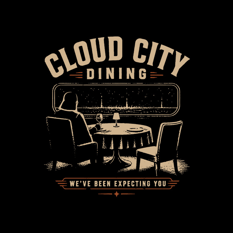 Cloud City Dining Geek T-Shirt