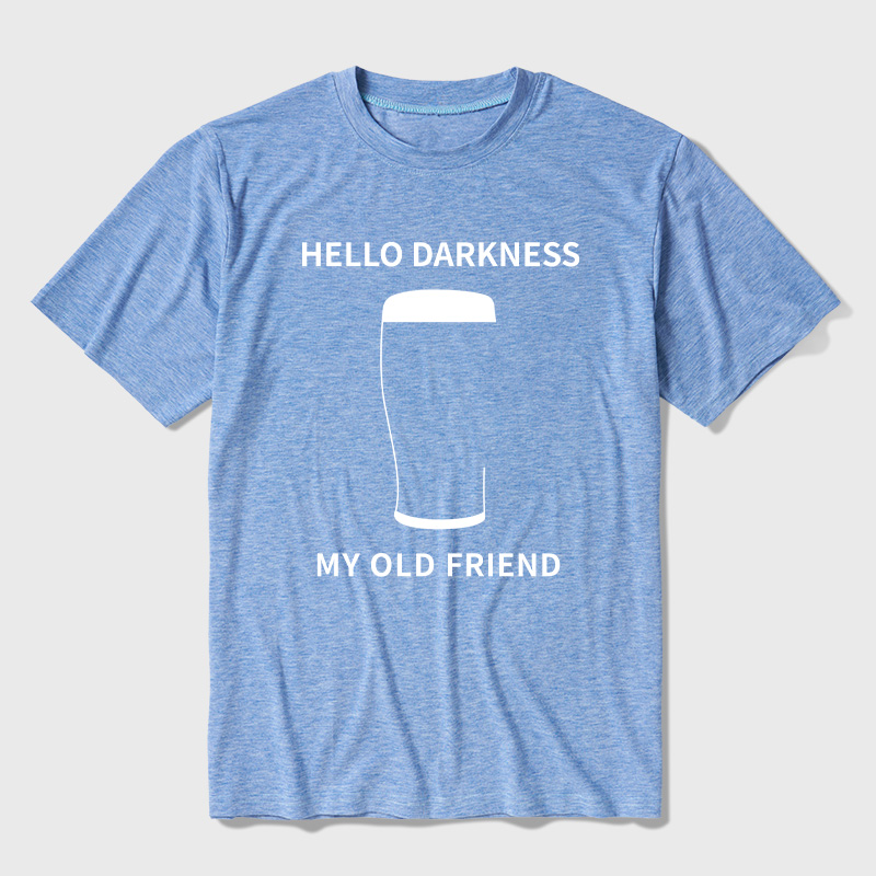 Hello Darkness My Old Friend Ultra Soft Heather Tees