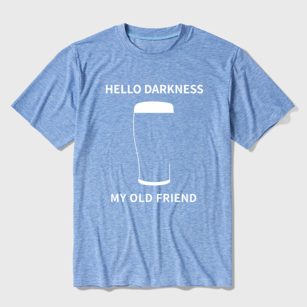 Hello Darkness My Old Friend Ultra Soft Heather Tees