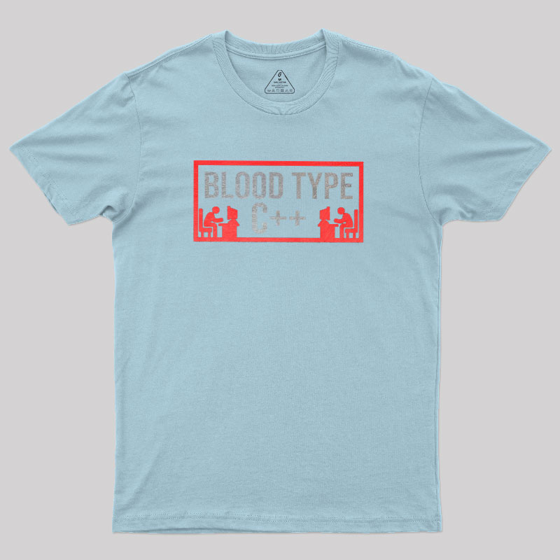 Blood Type C++ Geek T-Shirt
