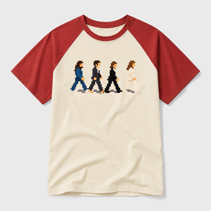 Crossing The Road Raglan T-shirt