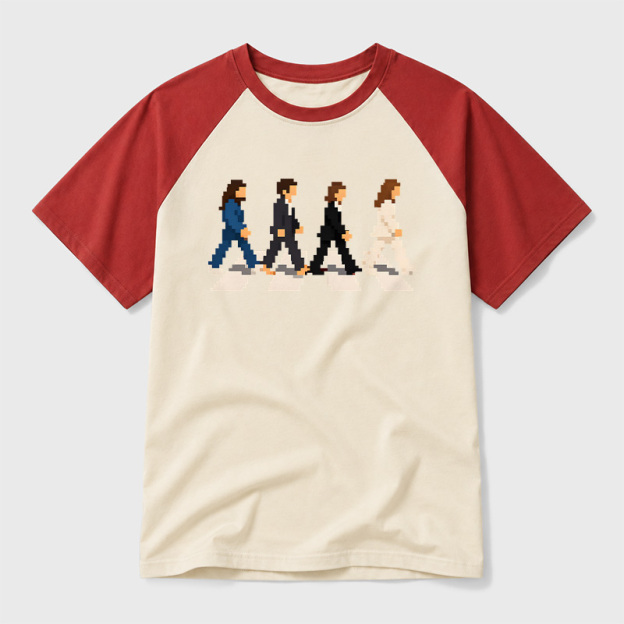 Crossing The Road Raglan T-shirt