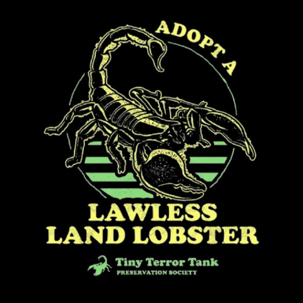 Adopt A Lawless Land Lobster Geek T-Shirt