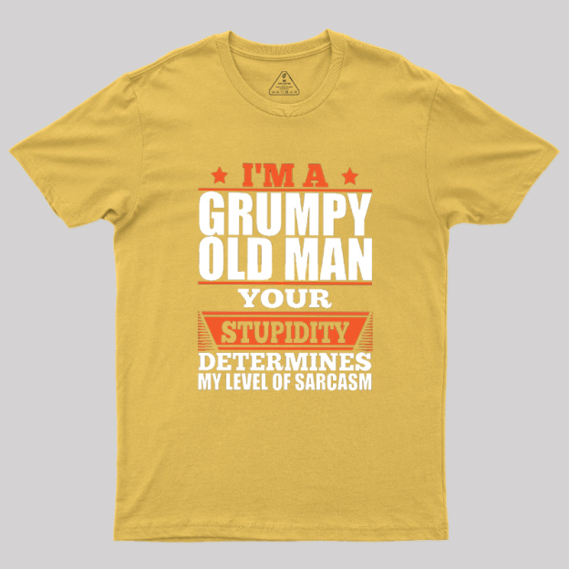 Grumpy Humor Geek T-Shirt