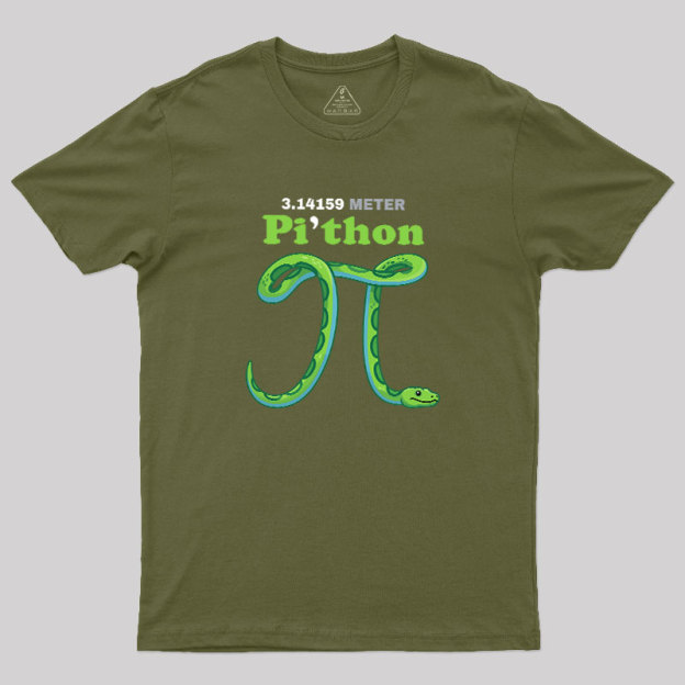 Pi-thon Geek T-Shirt