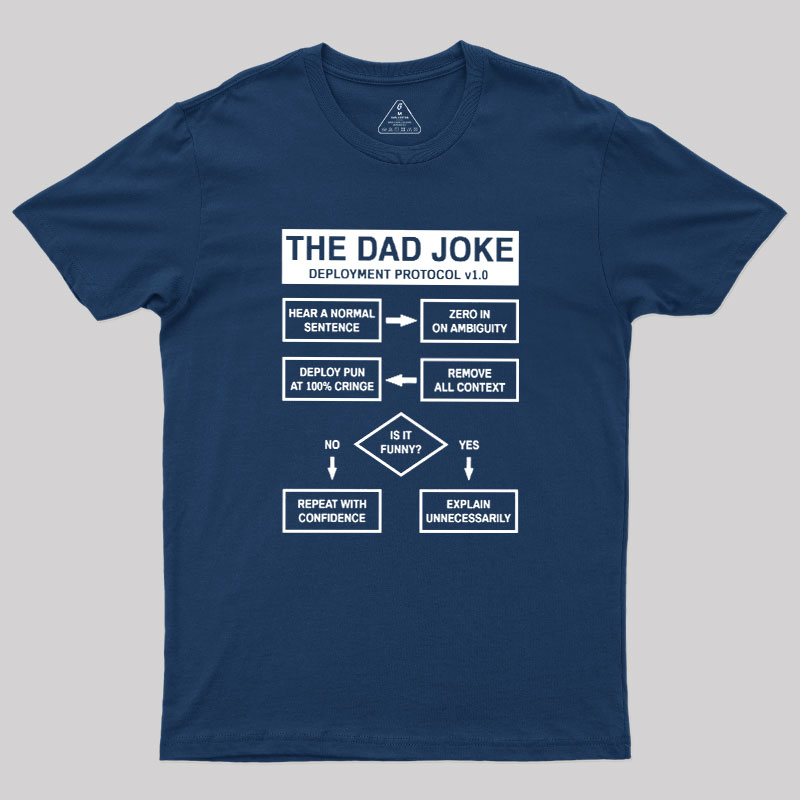 Dad Jokes Deployment Protocol Geek T-Shirt