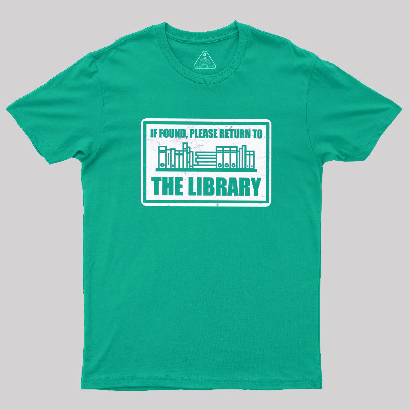 Return to the Library Geek T-Shirt