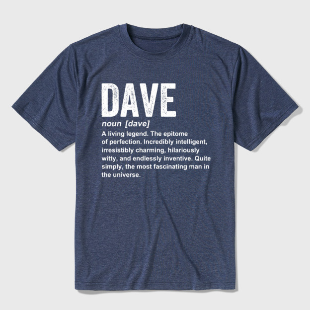 Dave Definition Ultra Soft Heather Tee