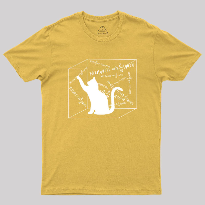 Schrodinger Cat In The Box Geek T-Shirt