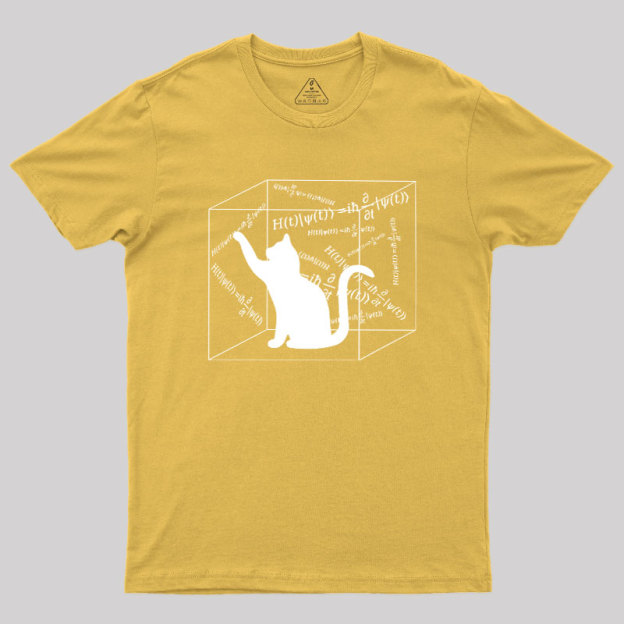 Schrodinger Cat In The Box Geek T-Shirt