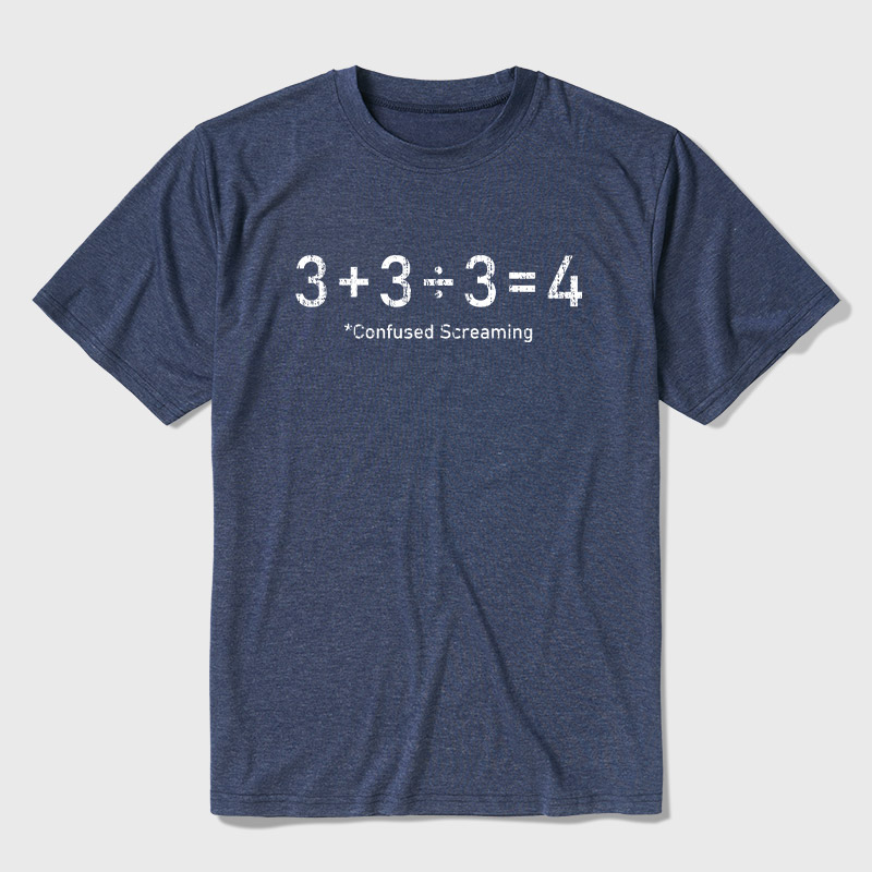 Confused Screaming Ultra Soft Heather Tee