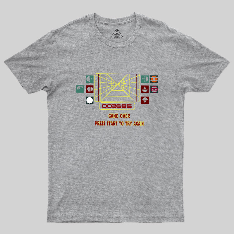 Star Raiders Game Over Geek T-Shirt