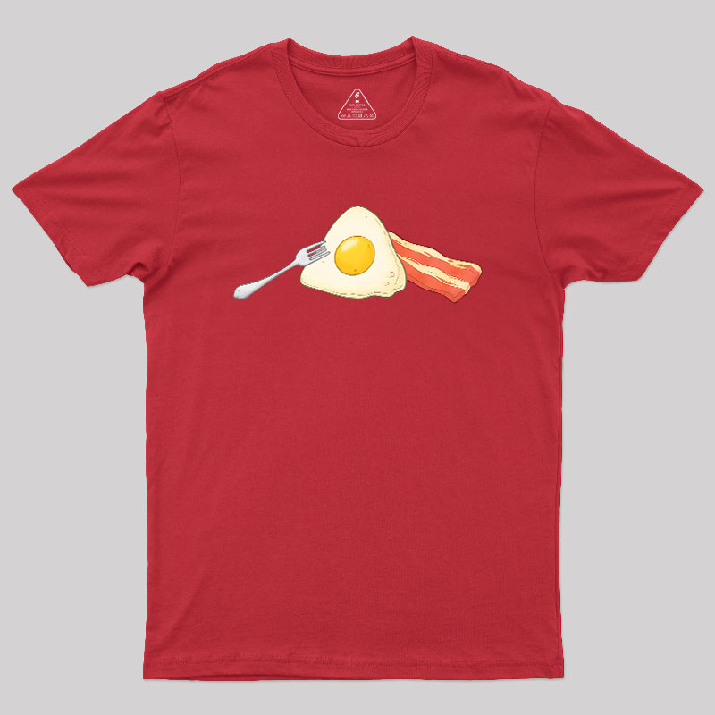 Dark Side of Breakfast Geek T-Shirt