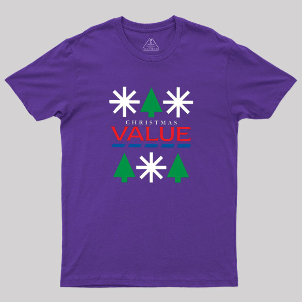 Value Christmas Geek T-Shirt