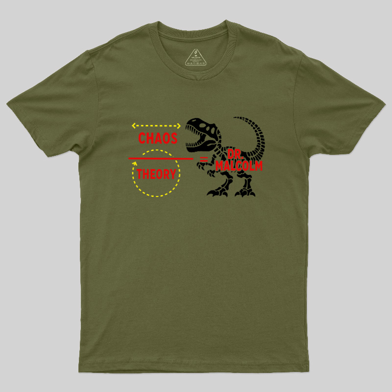 Chaos Theorist’s Dinosaur Geek T-Shirt
