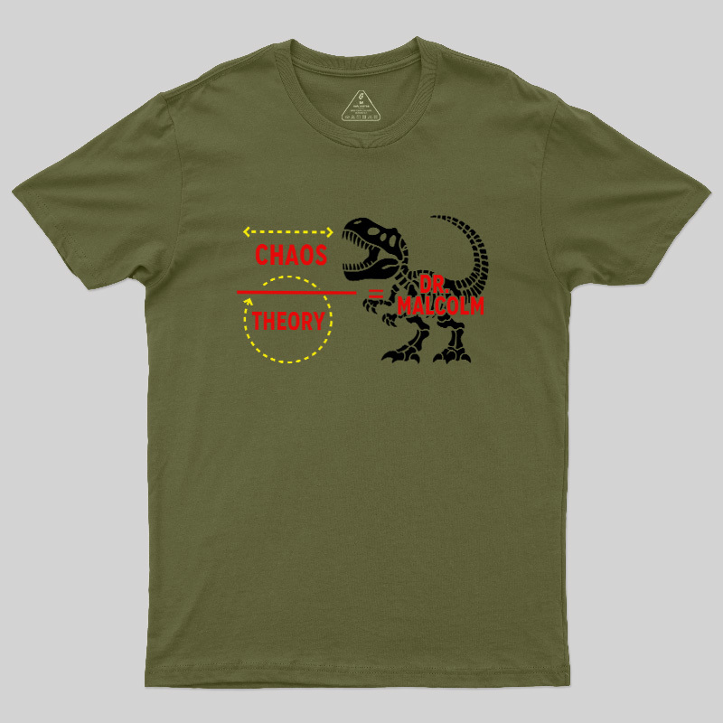 Chaos Theorist’s Dinosaur Geek T-Shirt