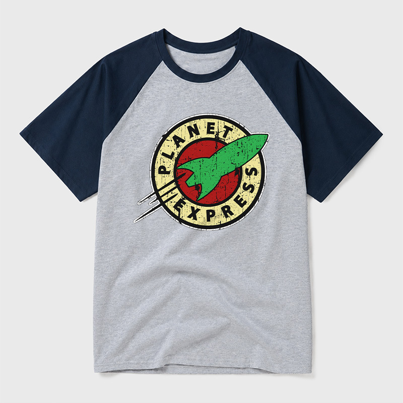 Planet Express Geek Retro Raglan T-Shirt