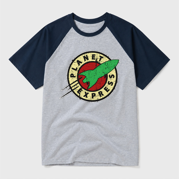 Planet Express Geek Retro Raglan T-Shirt