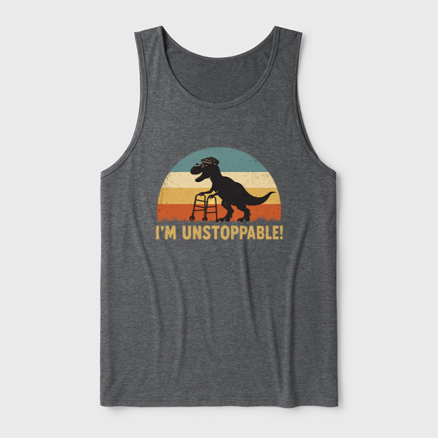 I'm Unstoppable Ultra Soft Heather Tank