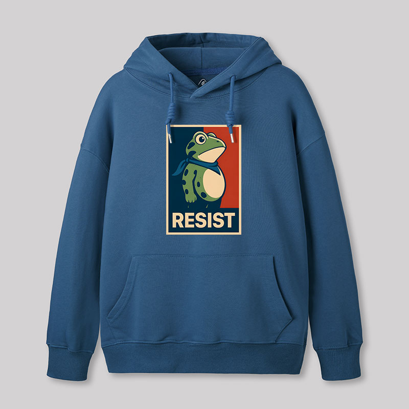 Frog Protest Geek Hoodie