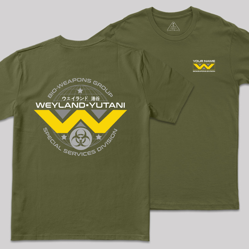 Personalized Weyland Yutani Scifi Geek T-Shirt