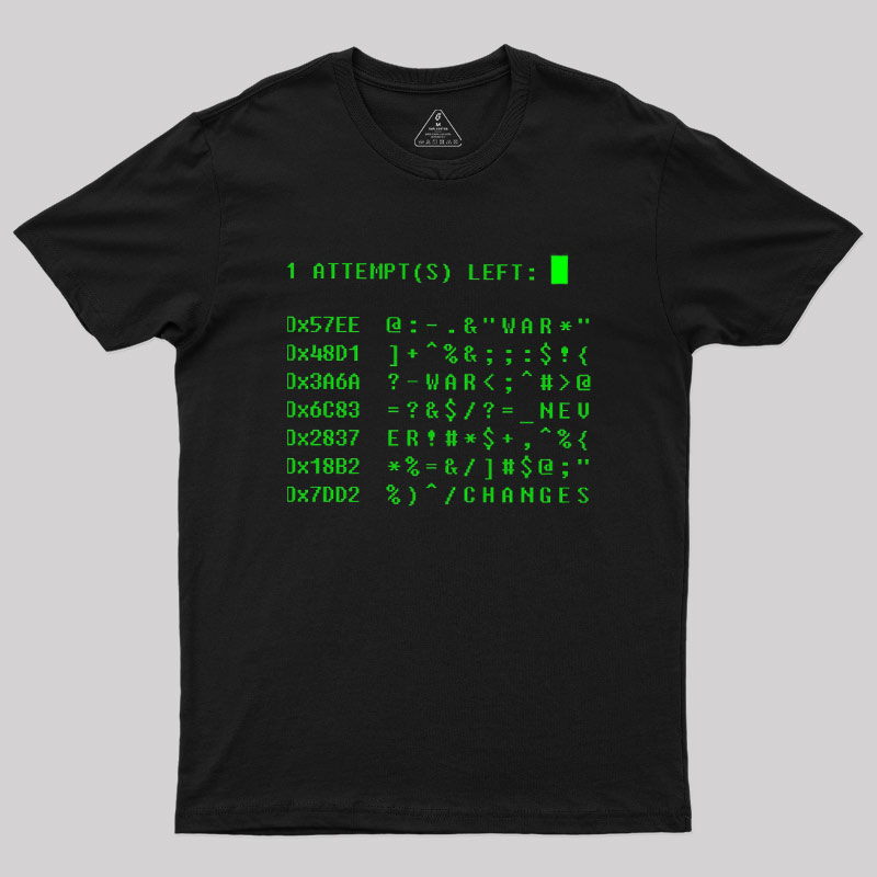War Never Changes Geek T-Shirt