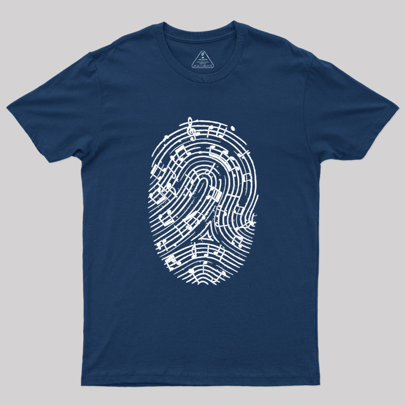 Musical Fingerprint Geek T-Shirt