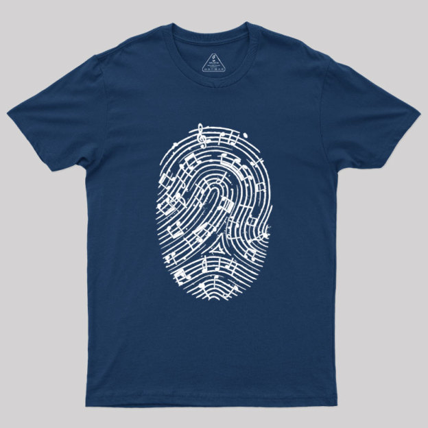 Musical Fingerprint Geek T-Shirt