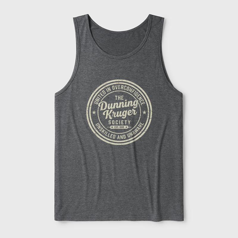 The Dunning-Kruger Society Ultra Soft Heather Tank