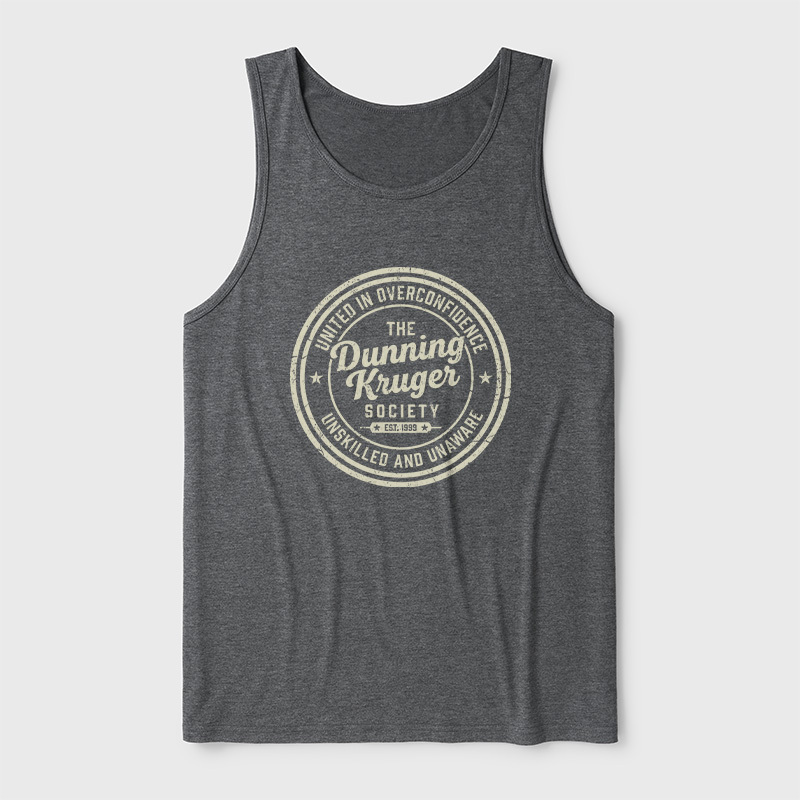 The Dunning-Kruger Society Ultra Soft Heather Tank