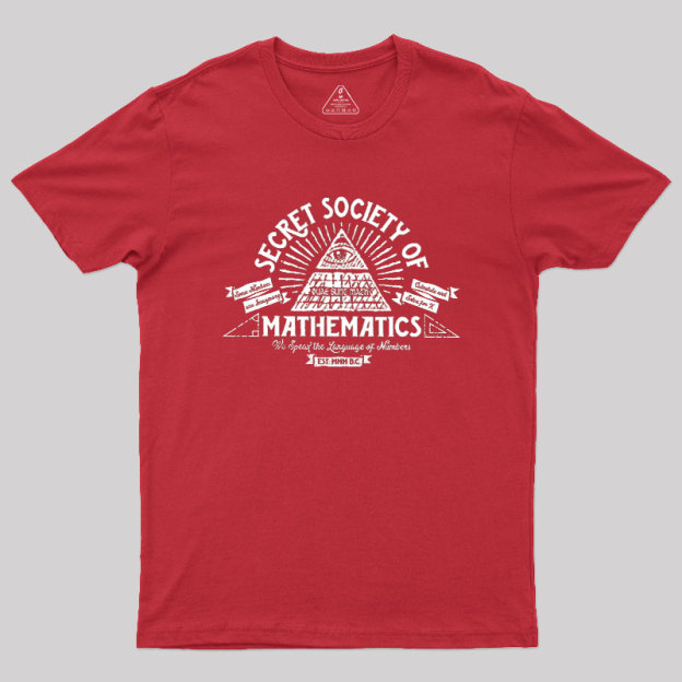 Illumathnati - Secret Society of Math Geek T-Shirt