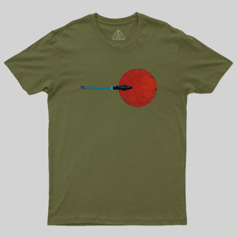 Flight Over Mars Geek T-Shirt