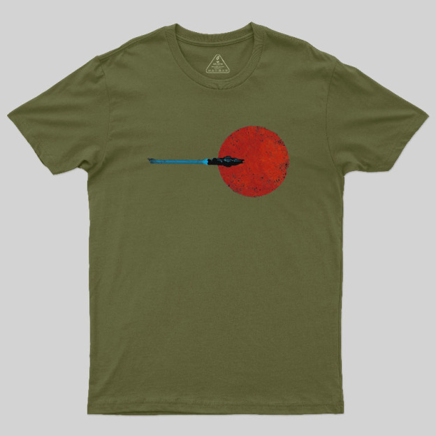 Flight Over Mars Geek T-Shirt