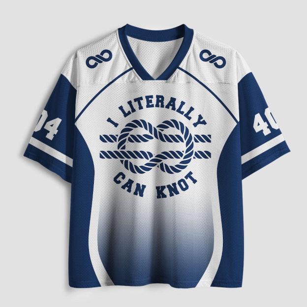 I Literally Can Knot Geek Mesh Jersey
