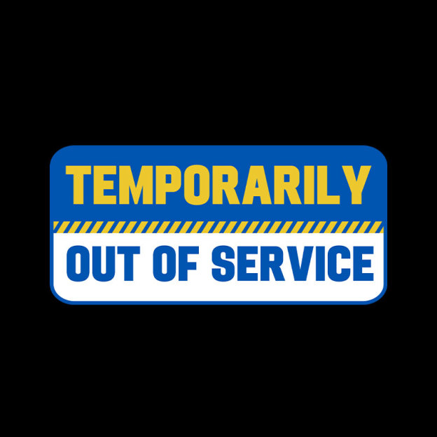 Temporarily Out of Service Geek T-Shirt