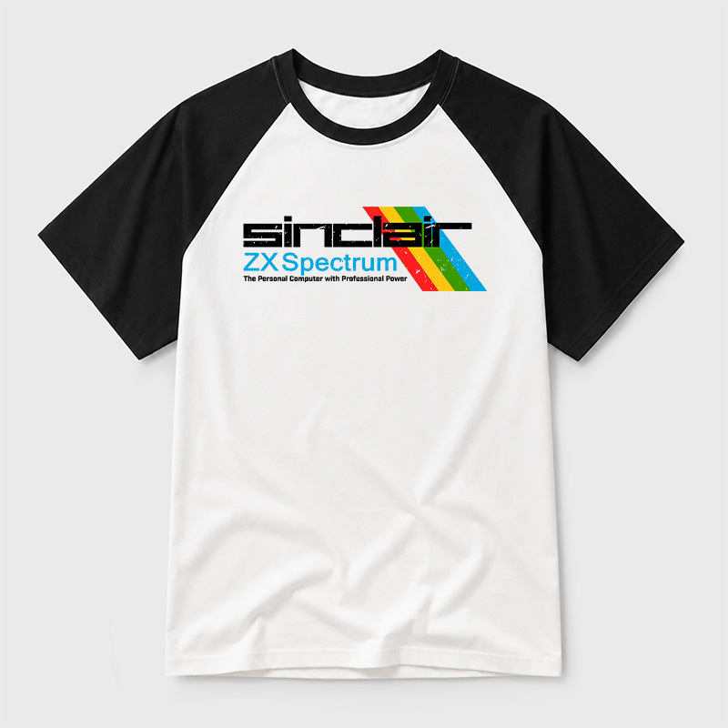 Sinclai ZX Spectrum Geek Retro Raglan T-Shirt