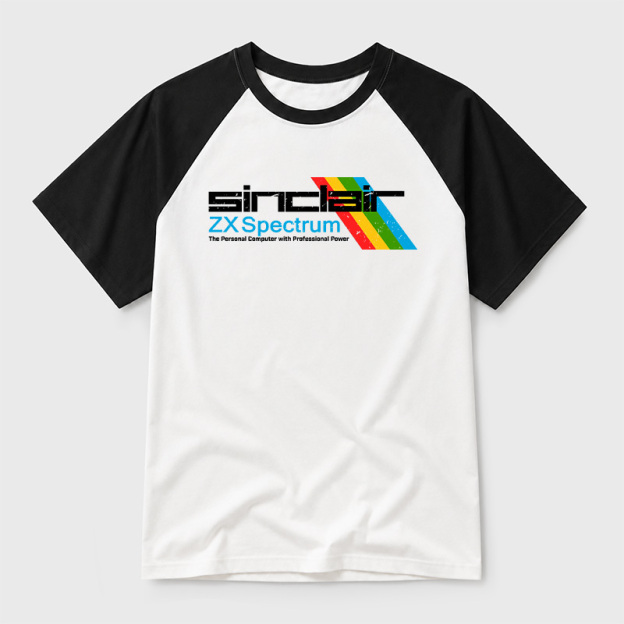Sinclai ZX Spectrum Geek Retro Raglan T-Shirt