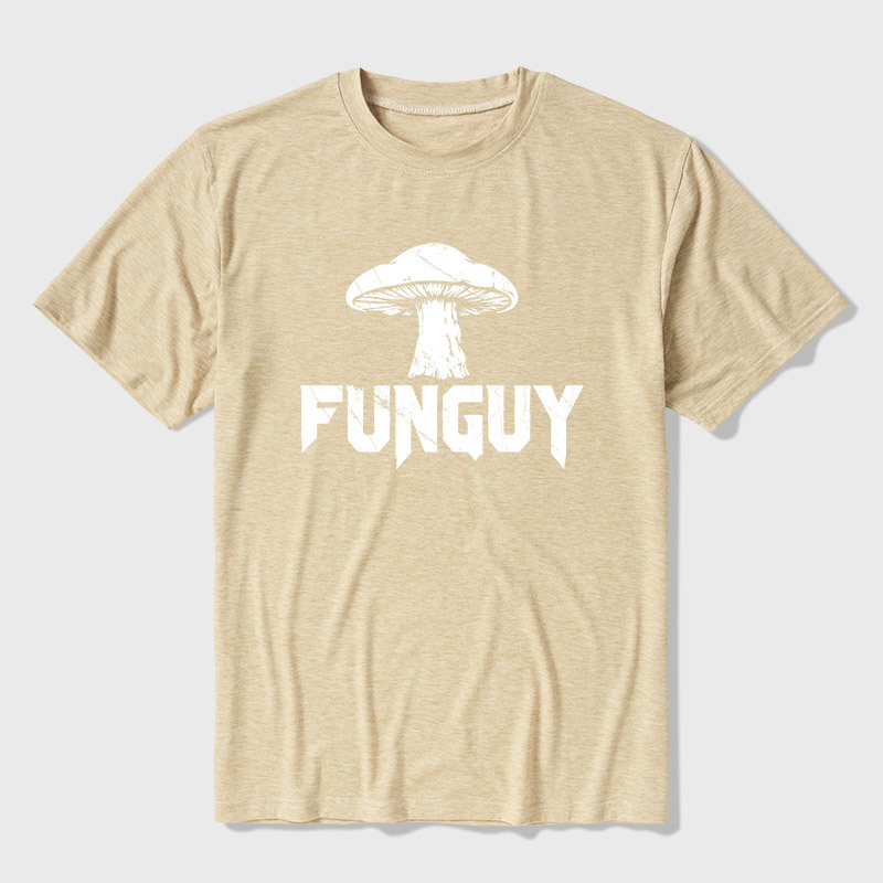 Fungi Fun Guy Funny Ultra Soft Heather Tee