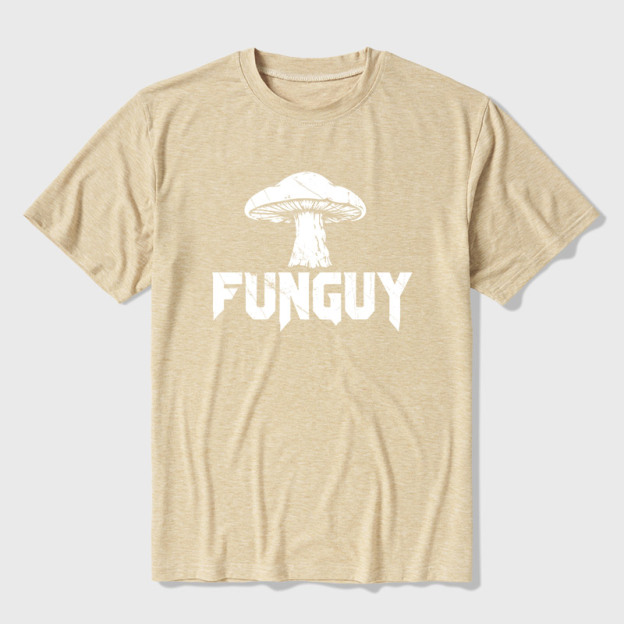 Fungi Fun Guy Funny Ultra Soft Heather Tee
