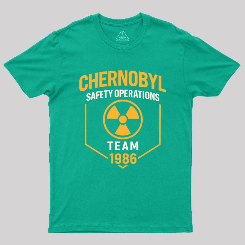 Chernobyl 1986 Safety Operations Team Geek T-Shirt