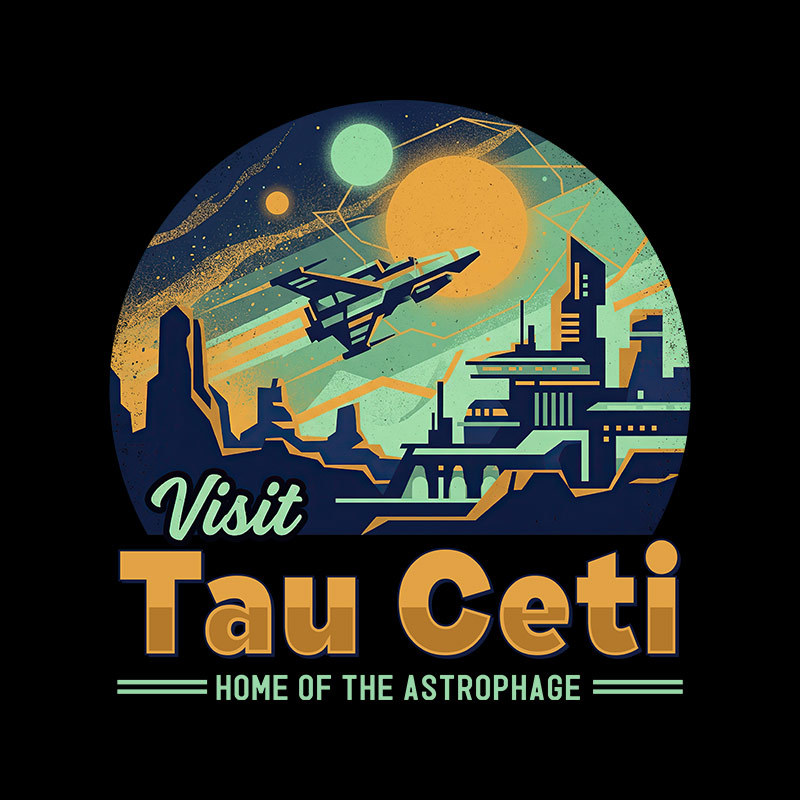 Visit Tau Ceti Geek T-Shirt