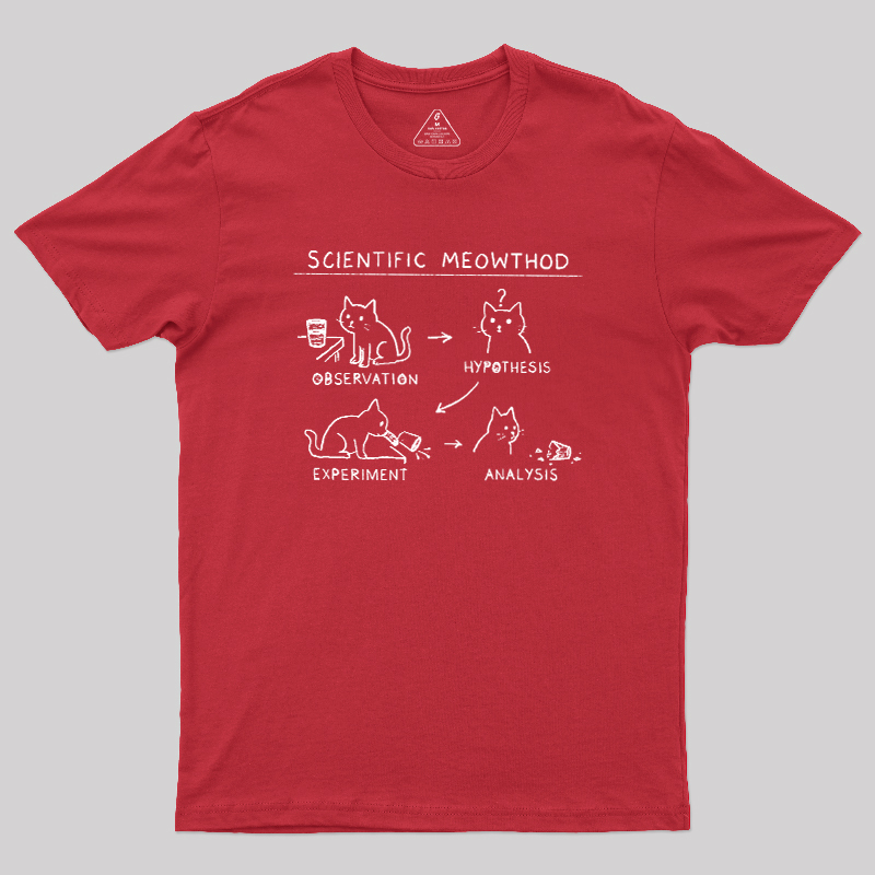 Scientific Meowthod Geek T-Shirt
