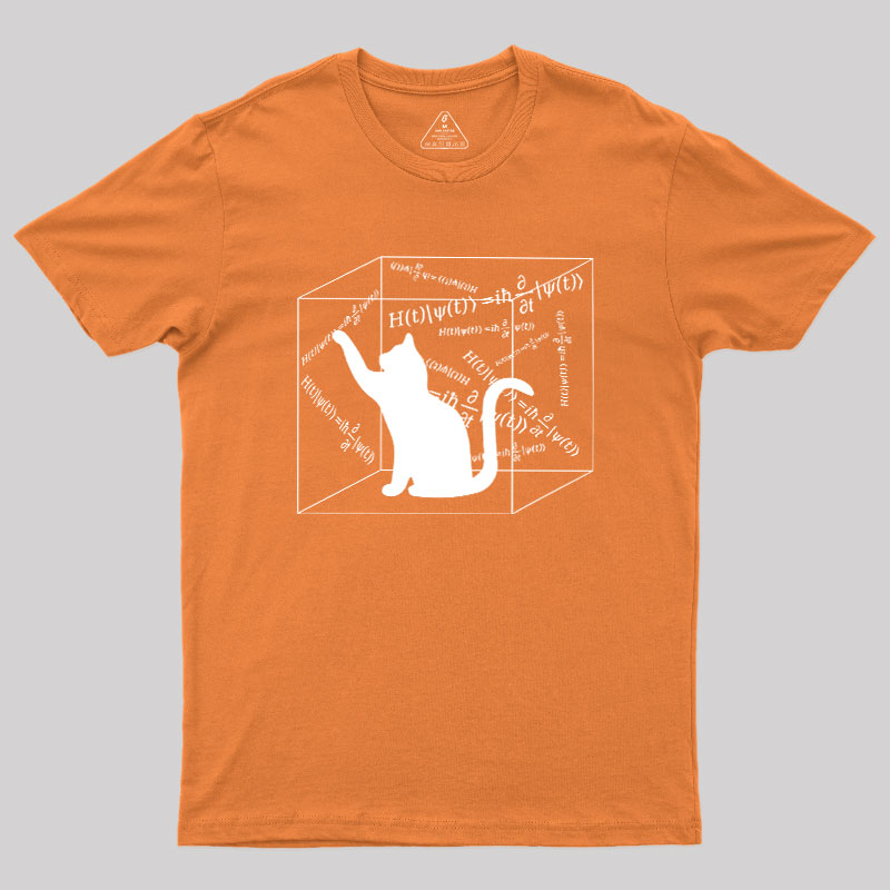 Schrodinger Cat In The Box Geek T-Shirt