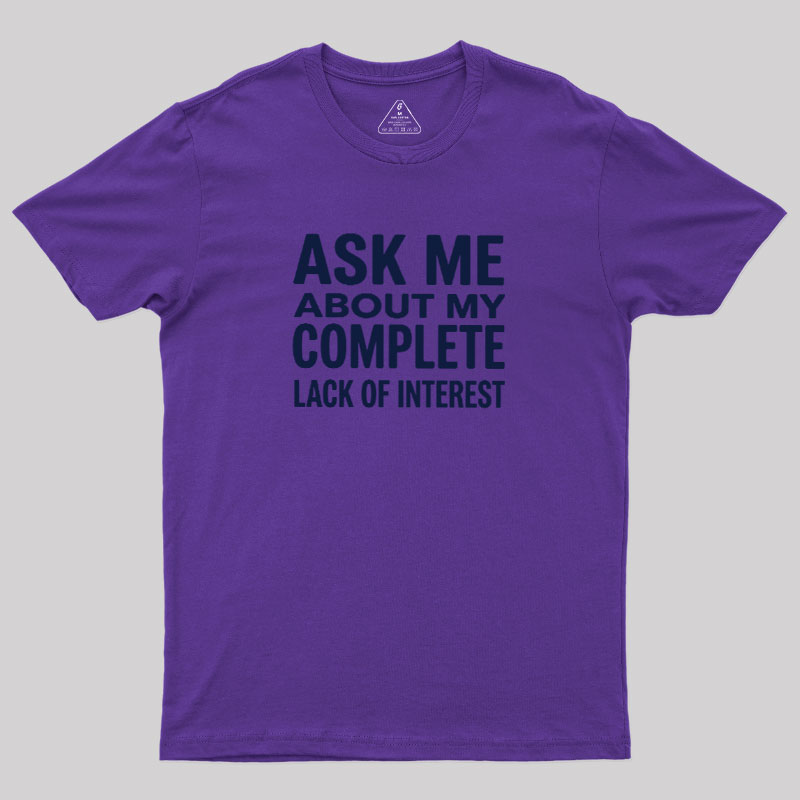 Interest Not Found Geek T-Shirt