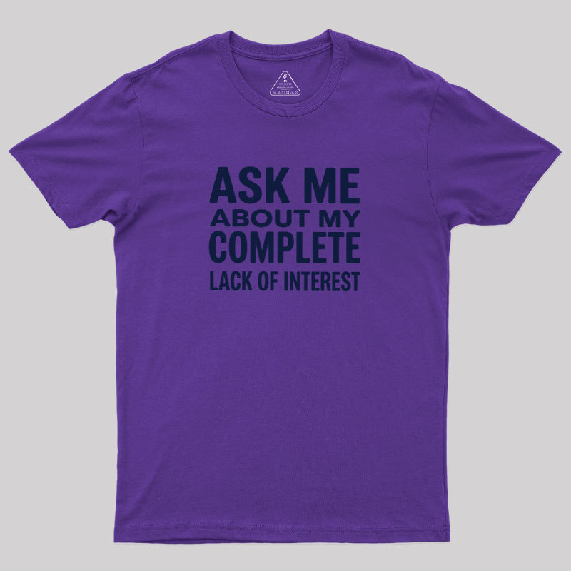 Interest Not Found Geek T-Shirt