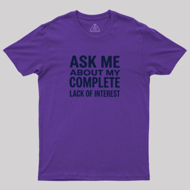 Interest Not Found Geek T-Shirt