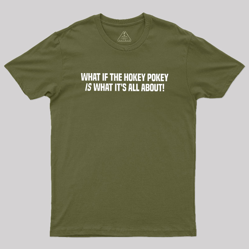 What If The Hokey Pokey Is What Its All About Geek T-Shirt