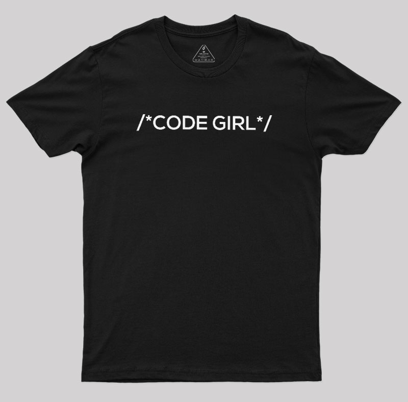 Coder Girl Programmer Geek T-Shirt