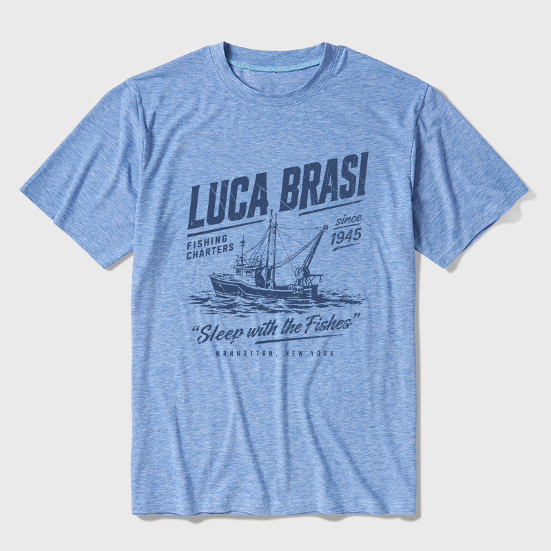 Luca Brasi Fishing Charters Ultra Soft Heather Tee